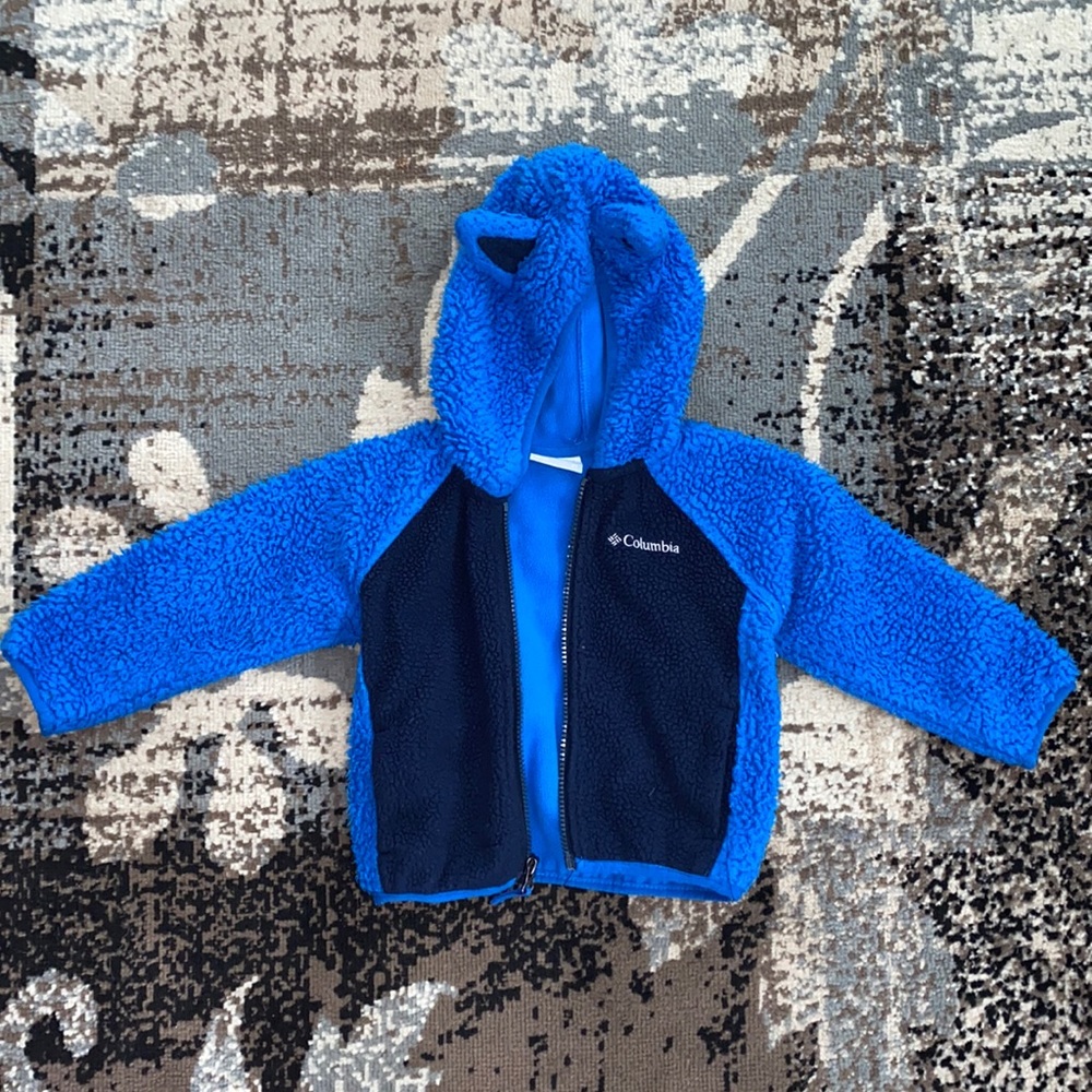 Hooded Columbia Fleece Jacket
